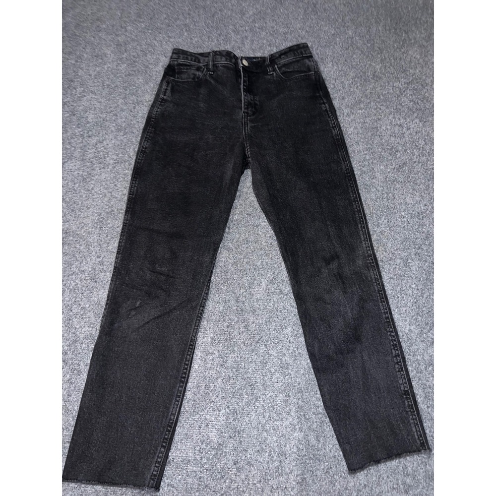 Hollister Ultra High-Rise Mom Jeans Black Vintage Stretch Size 5R W27 L27